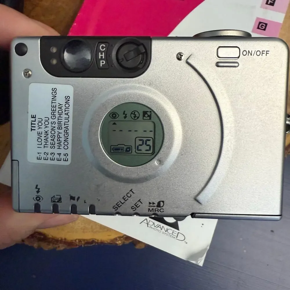 Canon ELPH 2 / IXUS II – APS Film Camera – Tested, w/ Case, Manual & Strap